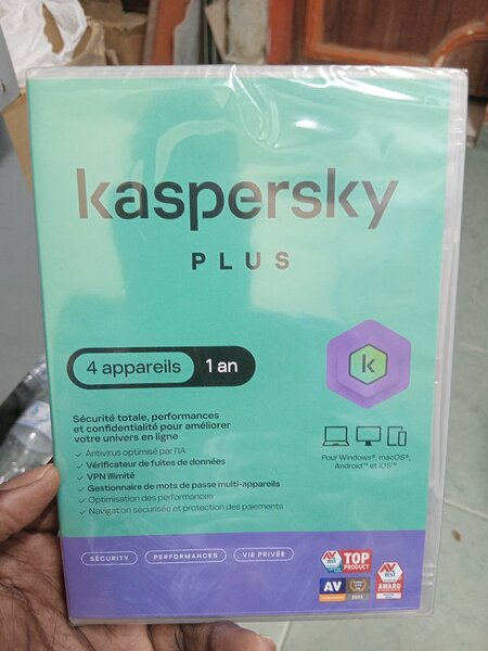 Kaspersky Plus 1 an 4 appareils