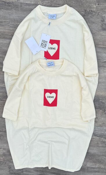 T-shirts Mère-Fille LOEWE Love