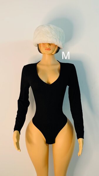 Bodysuit élégant noir