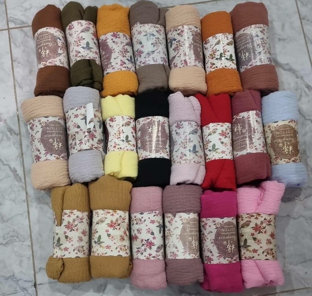 Jersey veil, crinkle veils and chiffon veils