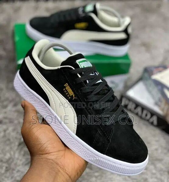 QUALITY PUMA SNEAKER BLACK AND WHITE