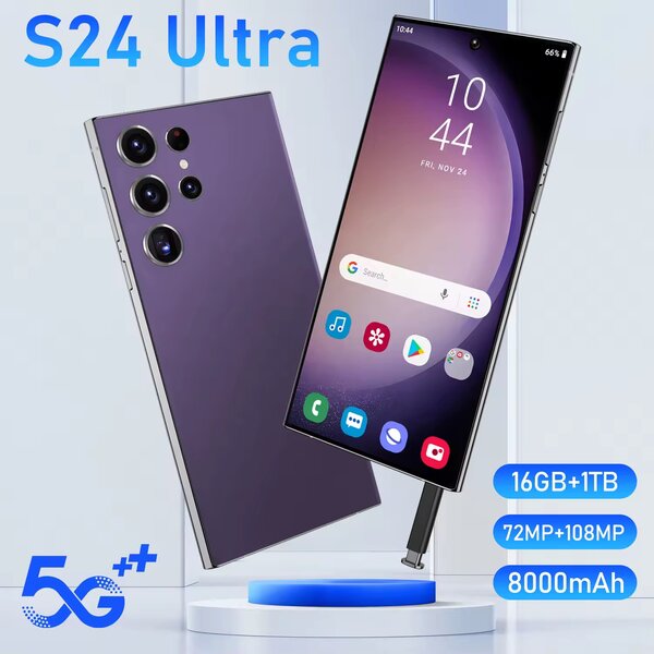 S24 Ultra 5G: 16GB+1To, 8000mAh, Écran 7.3''