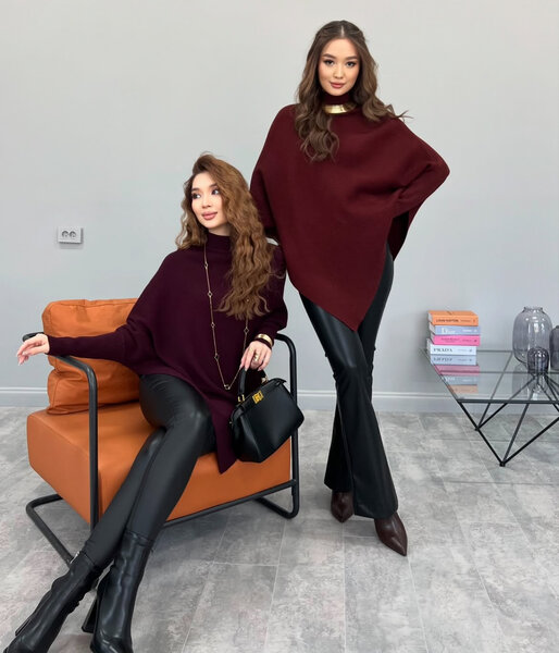 Кофта пончо