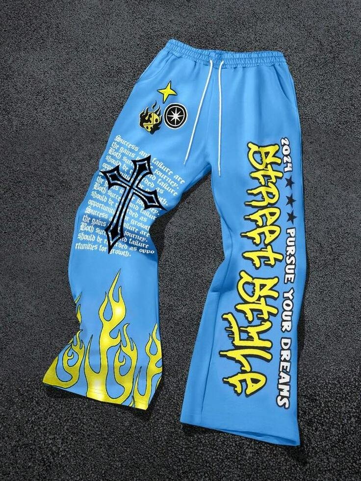 Pantalon style street imprimé