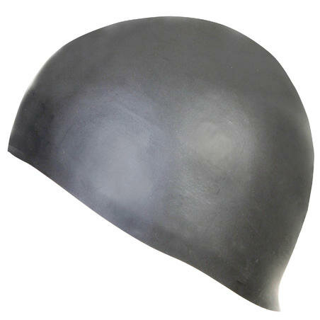 Bonnet de Bain en Silicone Noir