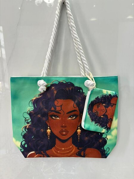 Sac à main illustré glamour