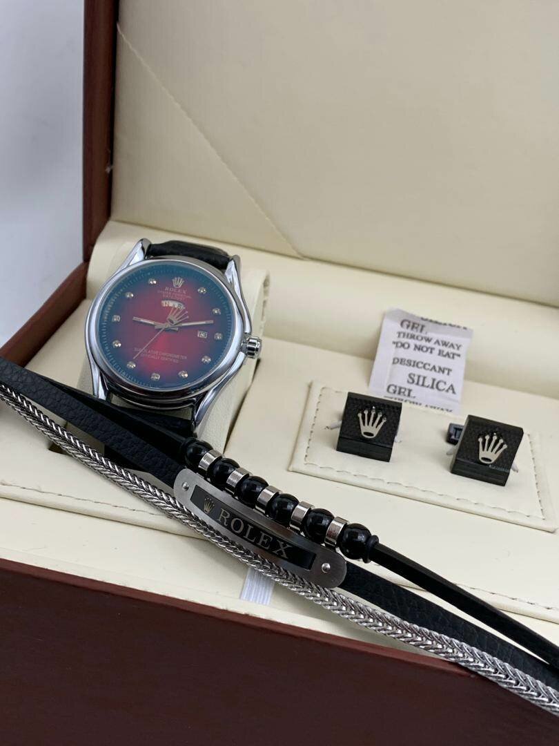 Quality Casio Leather watch Set