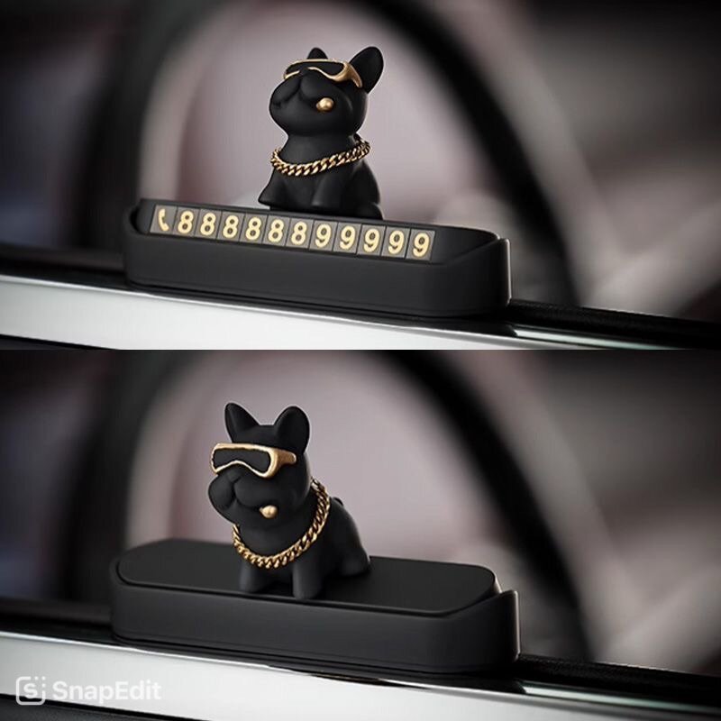 Номер для авто с Бульдогом