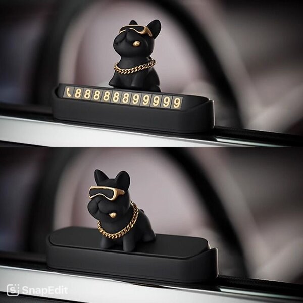 Номер для авто с Бульдогом