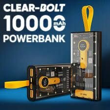 Clear-Bolt 10000mAh Powerbank