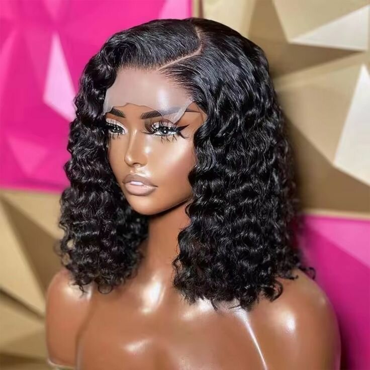 Perruque synthétique frisée