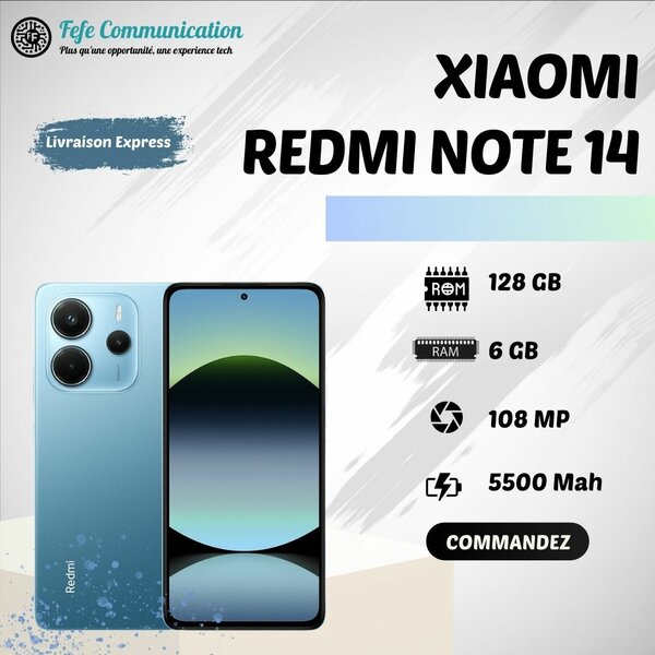 Xiaomi Redmi Note 14 - 128GB