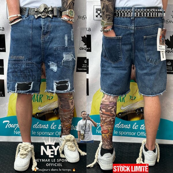 Short en Jean Neymar Ripped