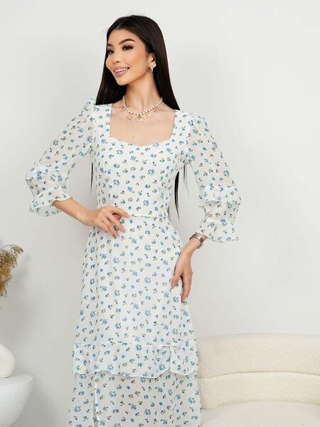 Шифоновая платья