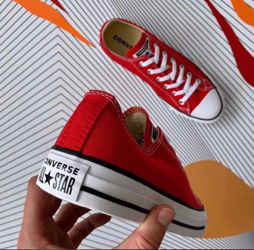 All star converse rouges