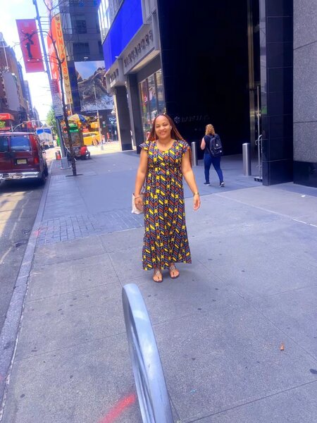 Robe Longue Imprimée Élégante,