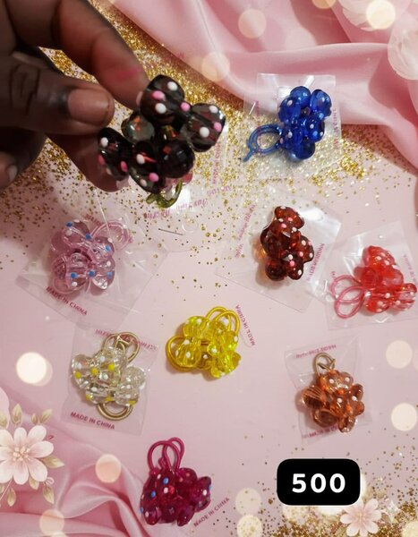 Barretes colorées enfants