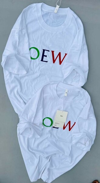 T-shirt blanc unisexe tendance