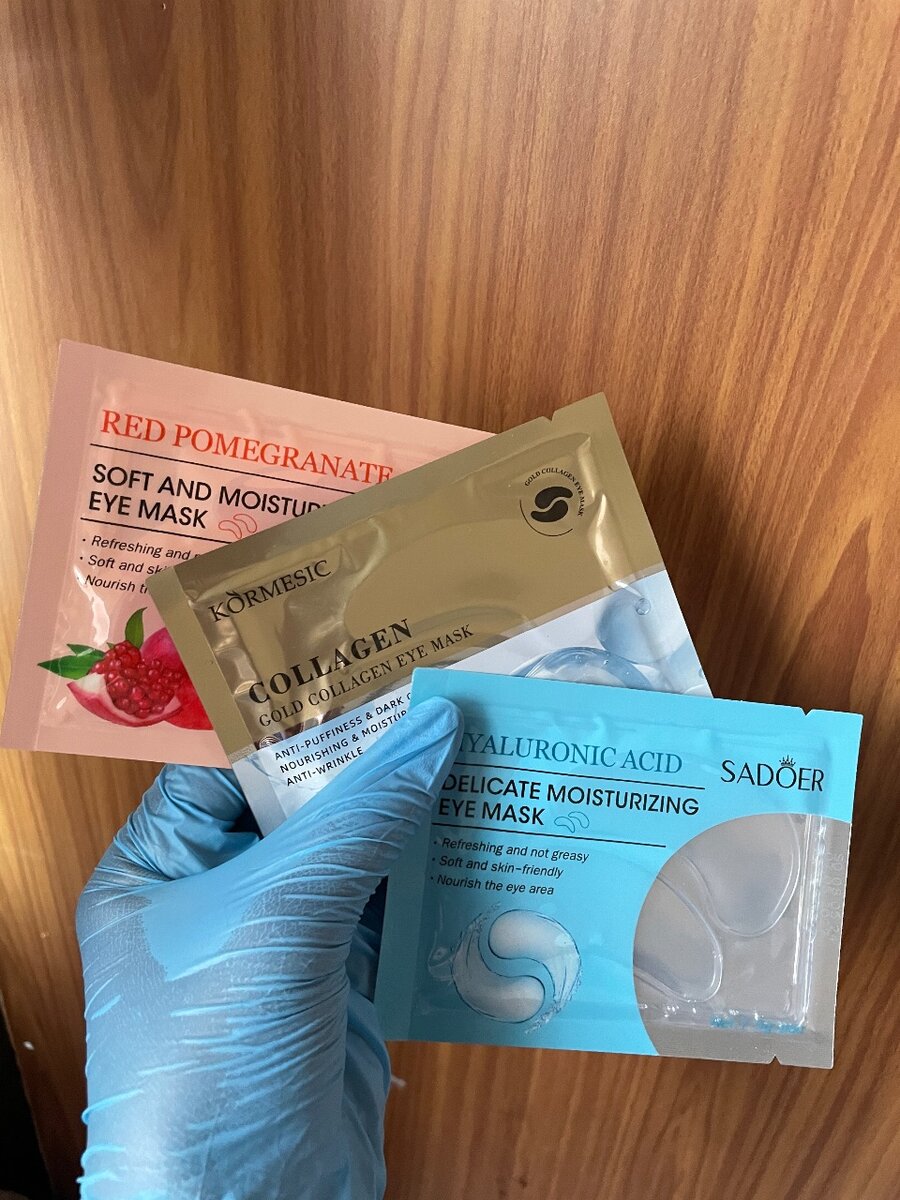 Face, eye and lip masks