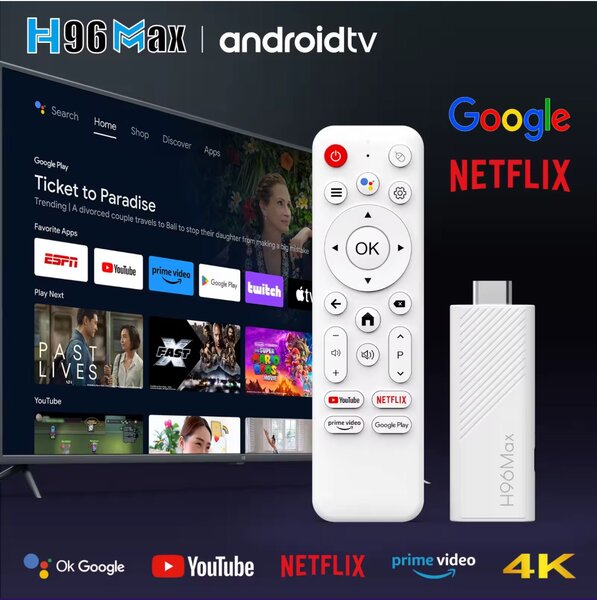 Stick Tv Android 4k H96 Max
