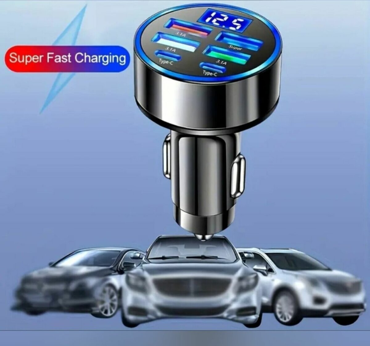 Chargeur téléphone 6 ports ultra rapide USB TYPE C