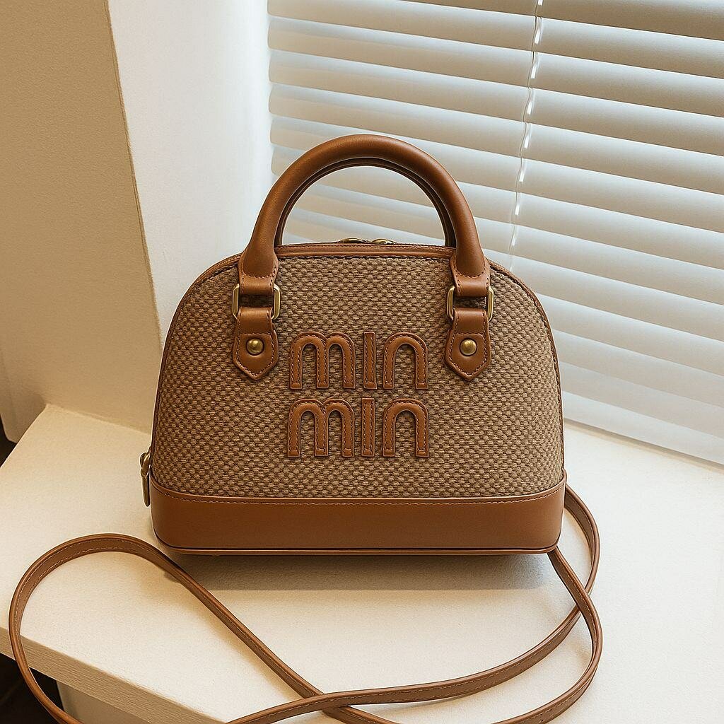 Sac à main élégant tissé