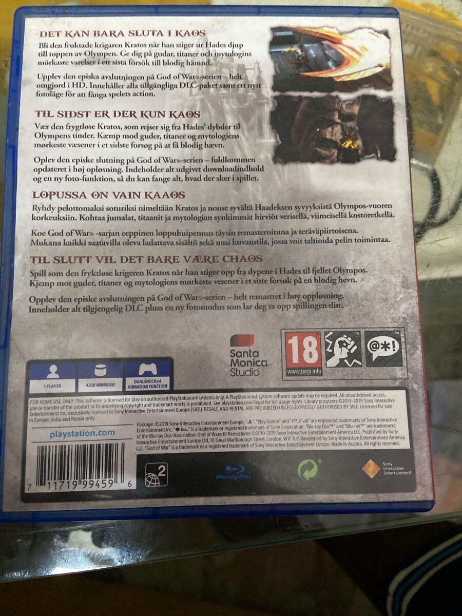 God of war remastered