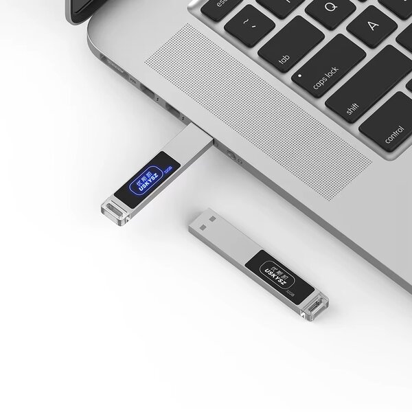 Clé USB 128gb USKY Logo personnalisé Lumière LED Clé USB