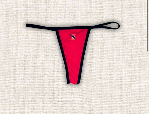 Bikini rouge élégant femme