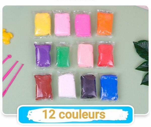 Pâte à modeler 12 couleurs