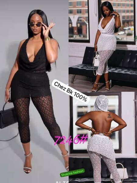 Ensemble Transparent Éblouissant