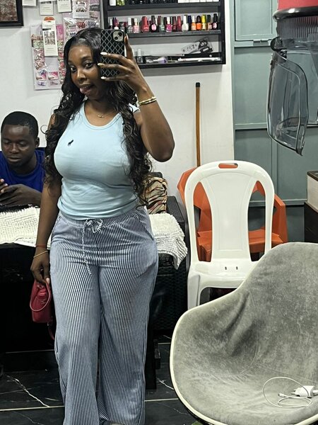 Pantalon à rayures pour femmes