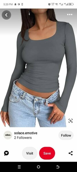 T-shirt à manches longues élégante