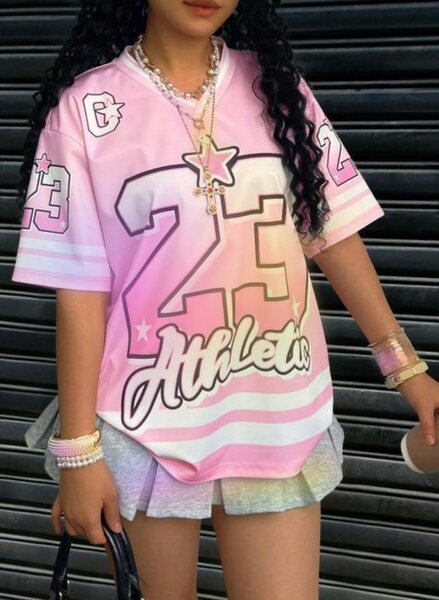 T-shirt Athlétisme Rose