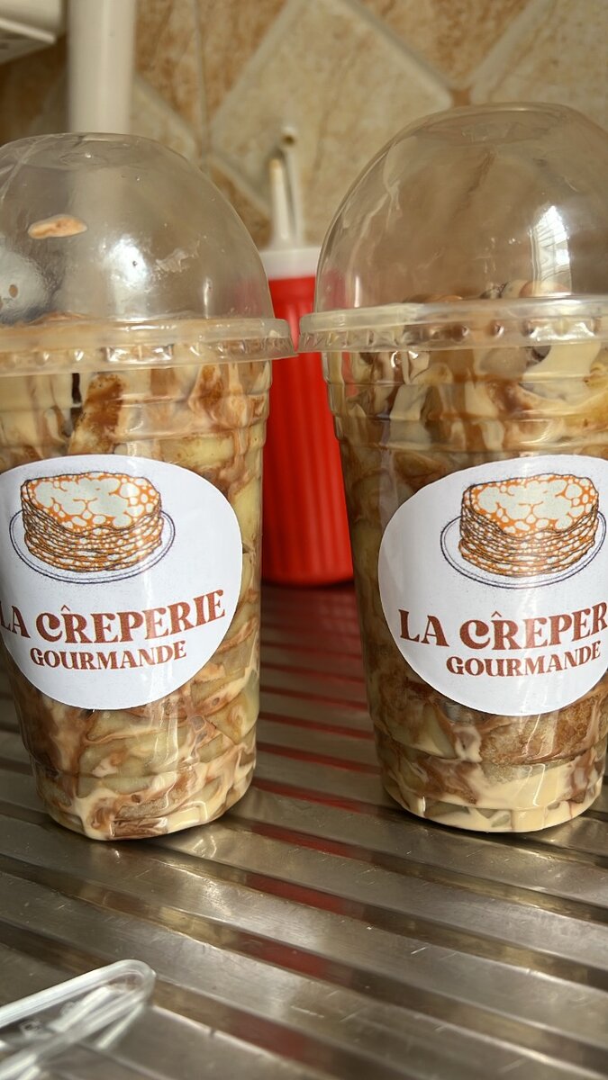 Cup crêpes aux deux chocolats