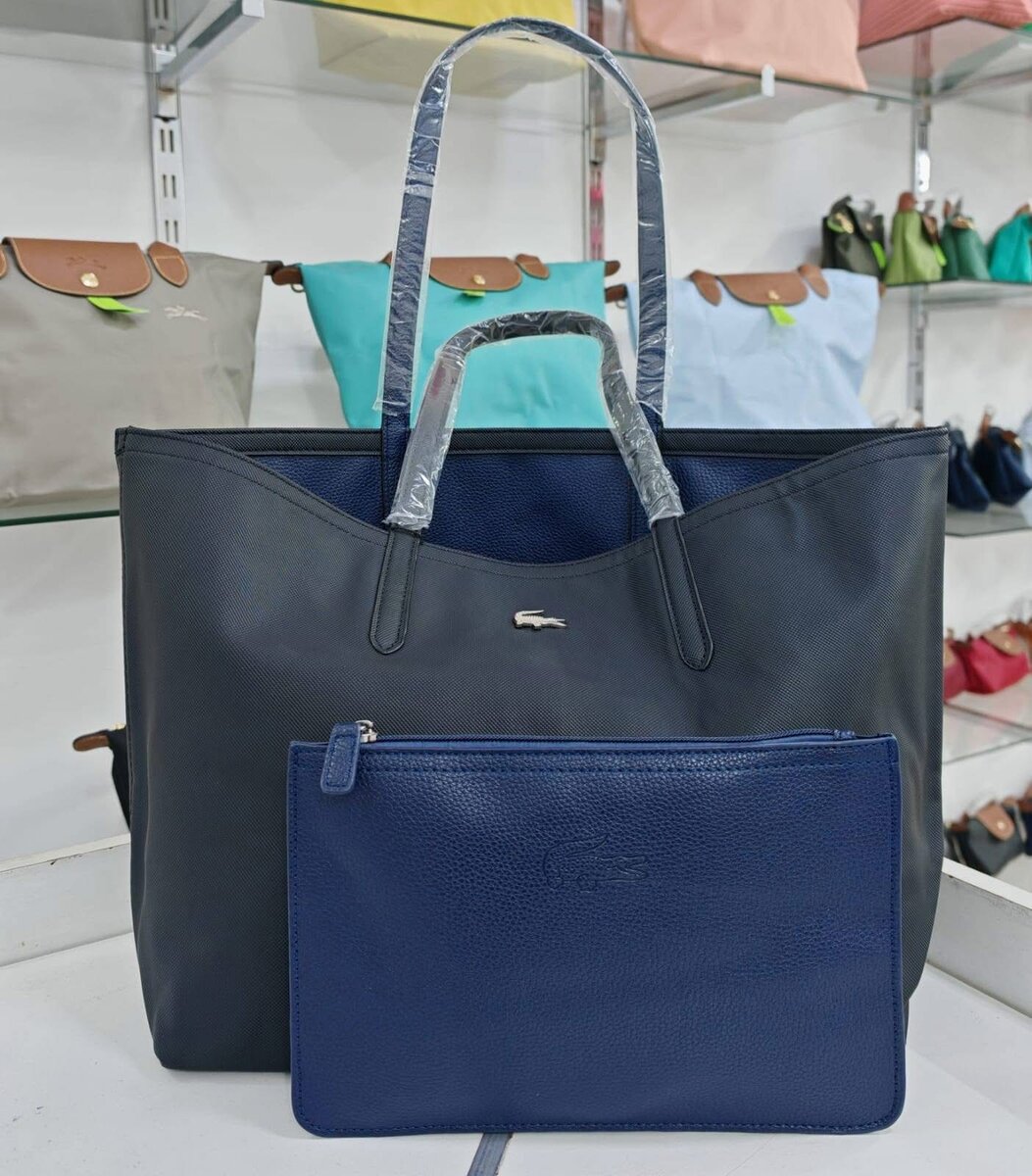 Sac cabas Lacoste et pochette