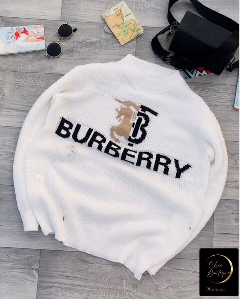 Pulls burberry 100% coton