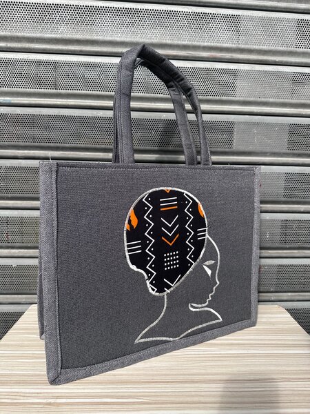 Sac à main en toile ethnique