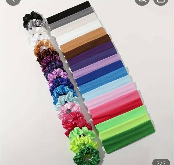 5 chouchous+ 5 bandeaux