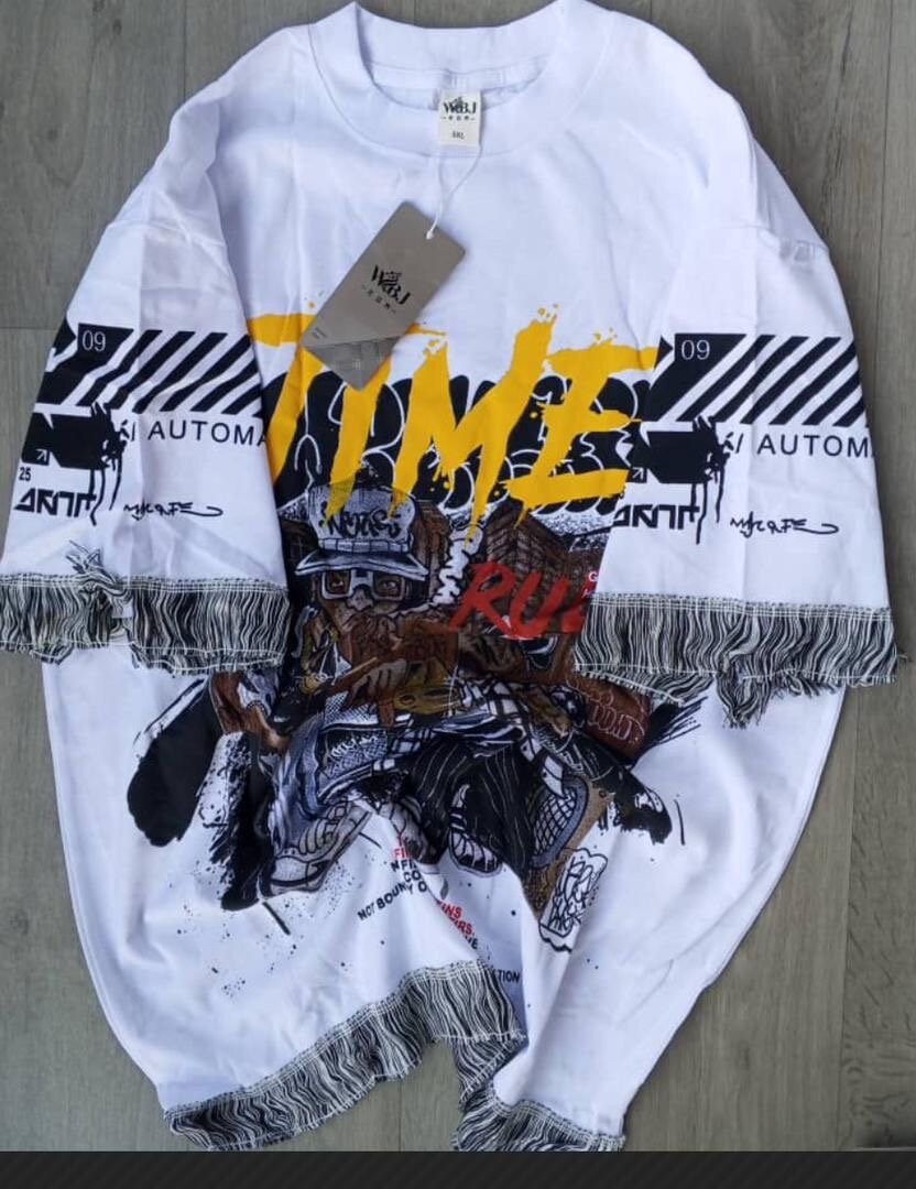 Poncho artistique unisexe