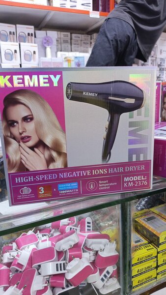Sèche-cheveux ions négatifs KEMEI