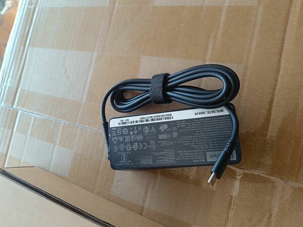 Original Lenovo type C charger 65W