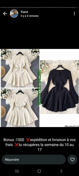 Robe Élégante en Maille