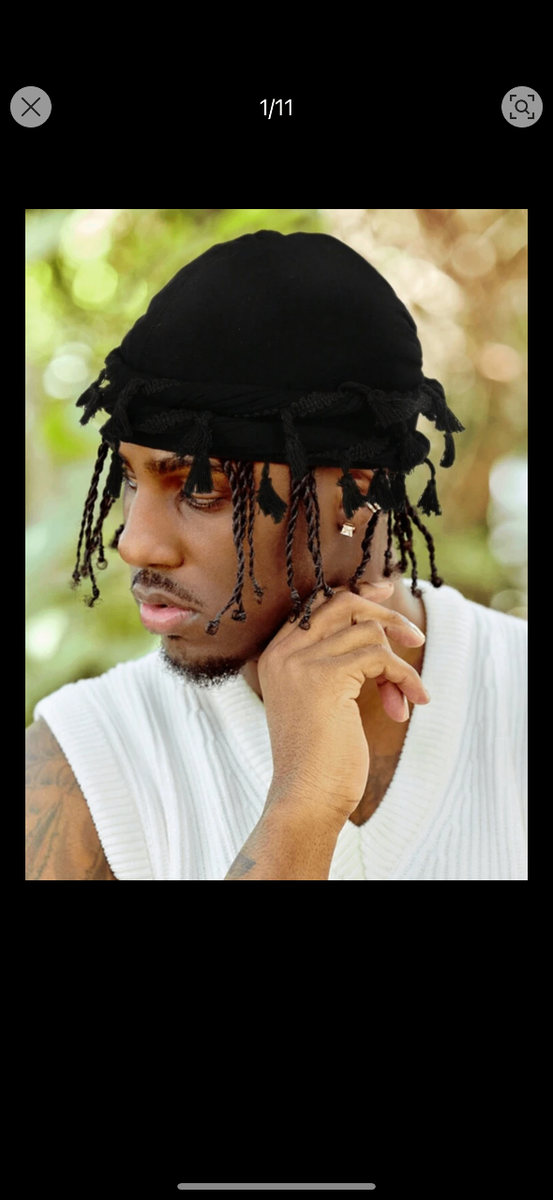 Bonnet en tissu style bandana