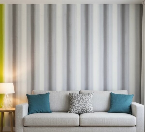 Papier peint rayé moderne