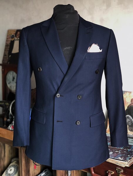 veste homme bleu L