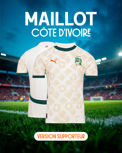 Maillot Côte d'Ivoire Blanc