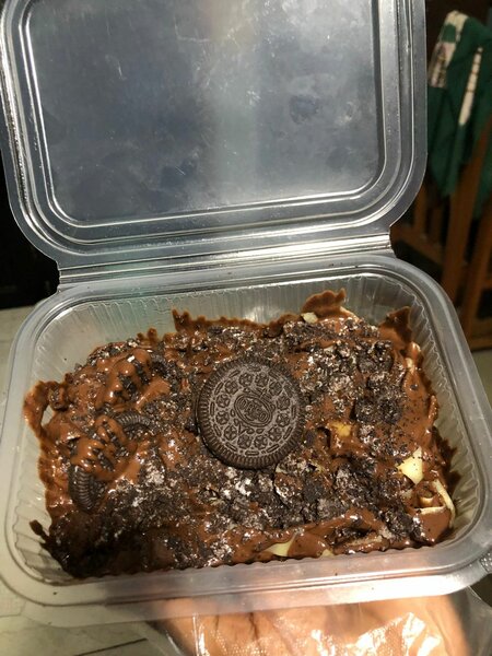 Crêpes en tagliatelles Oreo