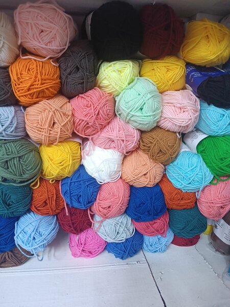 Laine colorée pour tricot