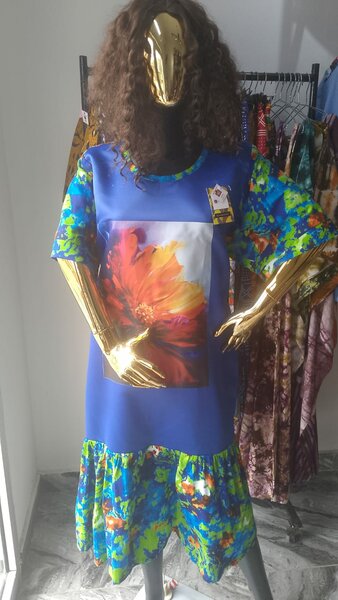 Robe fleurie imprimée